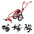 Multi-purpose Hand-push Type Portable Weeding Machine Lawn Mower Soil Loosening Machine With Four-stroke GX35 140 Engine 1900W