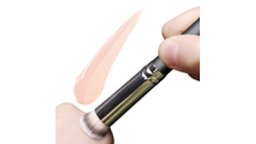 NO LOGO Wholesale Beauty Makeup Foundation Concealer Smudge Brush Wood Refillable Synthetic Fibre Single Makeup Brush1