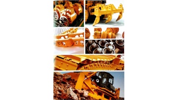 Bulldozer track shoes, track rollers, Idler,  gear blocks