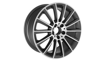 18 19 Mercedes-Benz C-Class W205 AMG Gunmetal Machined 14 Spokes