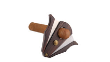 Hot Sale Portable Double Blade Wooden Cigar Scissors for Clean Cuts1