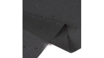 Custom Wholesale Cloth Fabric Black 100% Polyester Fashion Woven Plain Chiffon Fabric for Women Dress1