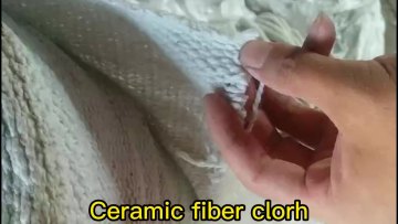 High quality Fire-resistant fabric ceramic fireproof ceramic fibre cloth1