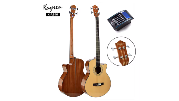 4 Strings Wood Bass Guitar K-AB40