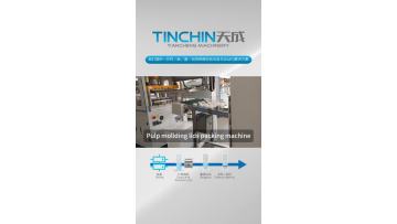 Pulp moliding lids packing machine