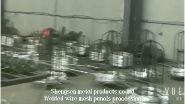 hot dipped galvanized welded wire mesh panels 4 gauge hog wire fence panels1