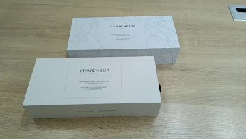 drawer paper box with ribbon 