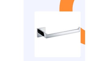 Simple design black Wall Mount Bathroom Hardware accessories toilet paper holder1