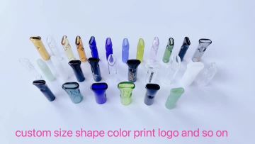 Flat glass filter tips