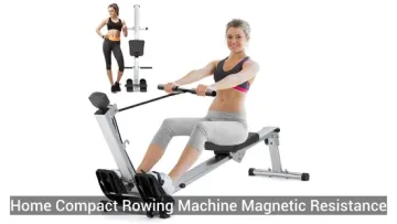 Home Compact Rowing Machine Magnetic Resistance Foldable Rowing Machine1