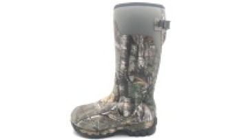 China manufacturer real tree camouflage waterproof rubber insulated neoprene boots winter boots men's knee high hunting boots1