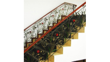 Wrought Iron Baluster Post and Balcony Railing Handrail End1