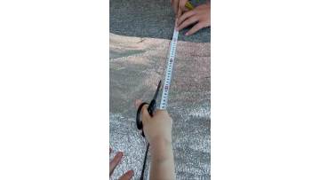 Double sided aluminum film thermal insulation