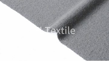 high quality boiled wool blend fabric for hoodie
