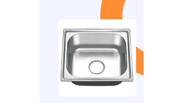 Classic Round Stainless Steel Dual-Mount Single Bowl Kitchen Sink 18 Gauge Satin Finish Bar Prep Sink Small Lavatory Sink1