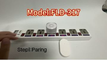 FLD-317 Colorful LED Light Doorbell