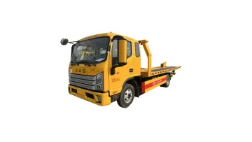 High Quality JAC 5.6m Flatbed Wrecker Truck with Hydraulic Winch for Emergency Road Rescue1