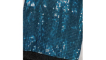 luxury beaded sequin stripe wedding fabric design sequins glitter glued sequins fabric sealants teal blue1