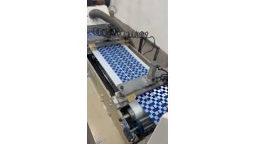 High-Visibility Blue Grid Reflective Fabric for Safety Clothing