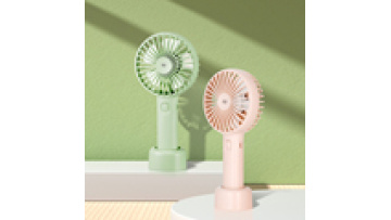 Wholesale Strong Airflow Desktop Small Fans USB Buit-in Battery Rechargeable Portable Mini Handheld Fan1