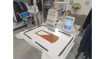 Hot Sale in Africa Single Head Commercial Embroidery Machine Traditional Dress Abgada1