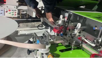 Rubber Strip Inserting Machine