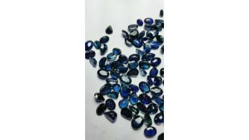 Hot sale Oval cut Shan dong blue sapphire natural gemstone1