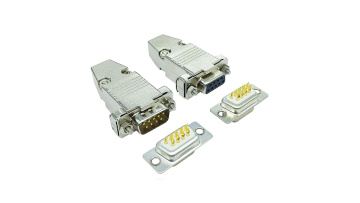 9 pin d-sub metal hood