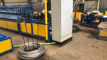 Hot sale 2021 Speed as high as 250 square meter per hour Chain Link fence making machine1