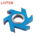 LIVTER Alloy woodworking knives Slot cutter for Vertical shaft machine, four-sided planer, wood line machine, double end milling
