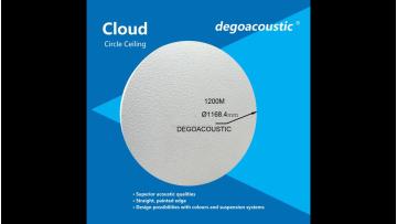 Circle suspension ceiling boards