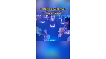 Portable floor fountain direct customization