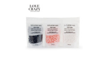 Resin depilatory hard wax beans for hair removal wax beads Custom color flavor package waxing vegan1