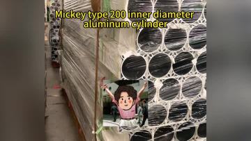 Mickey type 200 inner diameter aluminum cylinders