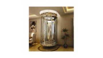 Round Glass Observation Cabin Elevator for别墅家园豪华别墅玻璃观光电梯