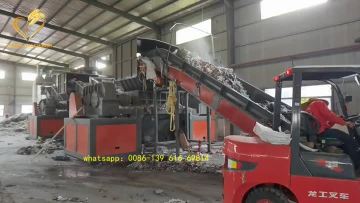 double shaft shredder machine