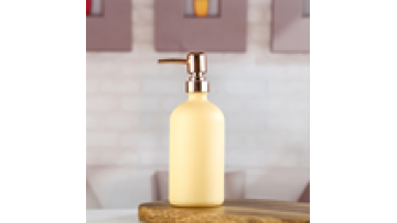 Lotion Soap Dispenser Hand And Dish Soap Dispenser With Bamboo Cover Pump White Black Glass Bottle For Kitchen And Bathroom1