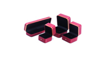 Hanhong custom luxury red high-grade leather jewelry packaging box bracelet necklace watch gift box ring jewelry box1