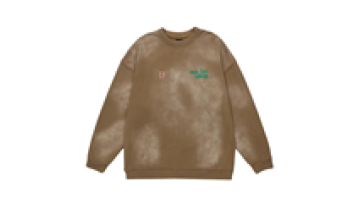 Custom Chenille Embroidery Sweatshirt Vintage Acid Wash Sweatshirts for Men1