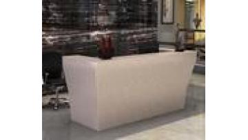 Modern Shopping Mall Hospital Hotel Salon Arc White Marble 2022 Glossy Baking Paint Office Furniture Reception Desk1