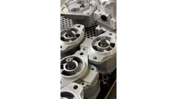 Alternative gear pump for Komatsu dump truck series