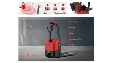CE ISO Warehouse Port Battery Agv Robot Material Handling Forklift Truck Electric Pallet Forklift Autonomous Mobile Robot China Forklift1