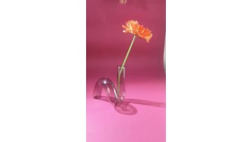 Creative glass candle holder