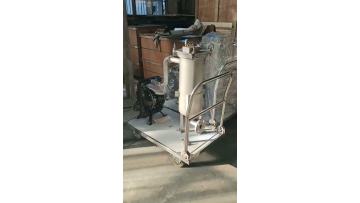 Mobile trolley bag filter