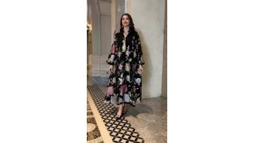 Floral Sequin Embroidered Tassel Dress (1)