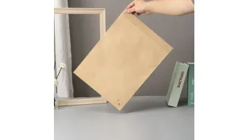 Eco Friendly Bone Strip Kraft Paper Bags for Clothing Waterproof Thickened Self Sealing Factory in Stock Fast Shipping1