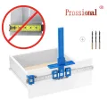 Detachable Hole Punch Locator Jig Tool Drill Guide Sleeve for Drawer Cabinet Hardware Dowel Wood Drilling Hole Punching Rule