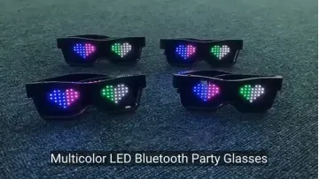 Multicolor LED Bluetooth Party Glasses for Nightclub Dance Party1