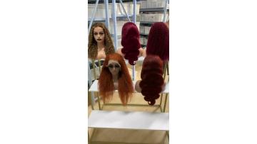 color wig brown red