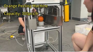 orange peeling machine